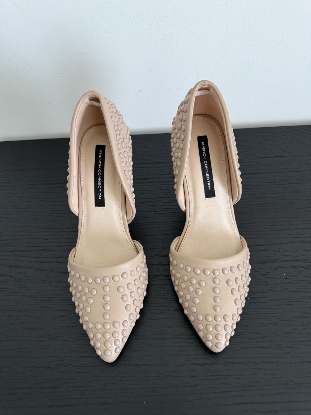 French Connection Blush Studded Pointed-Toe Pumps - Picture 4 of 7